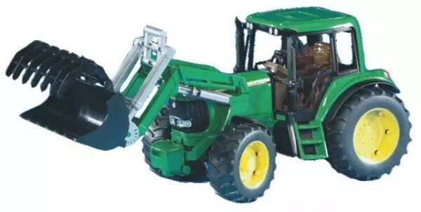 4€72 sur Bruder Tracteur John Deere 7R avec remorque forestière et 4 troncs  d'arbre - Camion - Achat & prix, bruder tracteur 