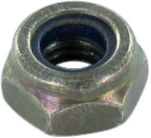 Ecrou hexagonal frein nylon unc 3/8 -9,5 mm zingue 8.8