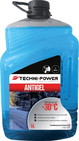 Antigel bleu bidon de 5l. Techni-power