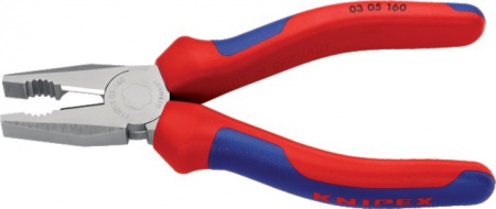 Pince universelle tete chromee lg 160 mm knipex