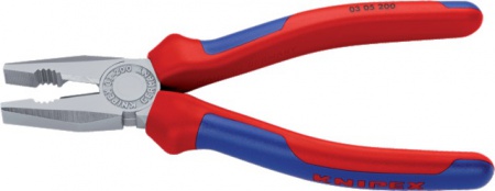 Pince universelle tete chromee lg 200 mm knipex