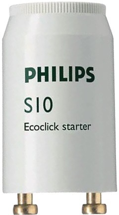Starter Philips s10 4/65 W pour tube fluorescent