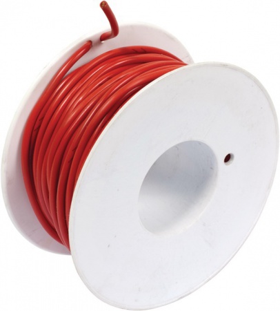 Fil monoconducteur rouge 3mm² rouleau de 25m