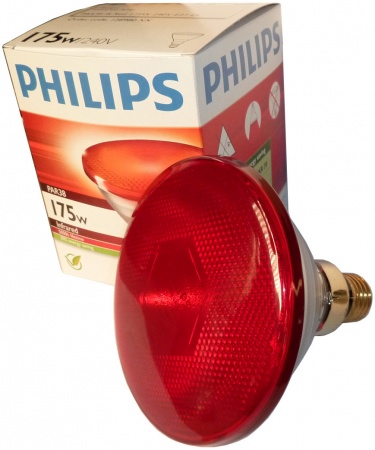 Lampe inf.Rouge 175w rouge phi