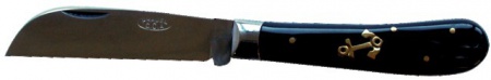 Couteau london corne noir encre marine 105mm