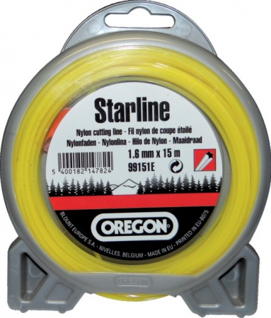 Fil de débroussailleuse étoile Starline ø 1,6 mm 15 m Oregon