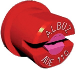 Buse céramique Albuz ADE 110° rouge blister de 8