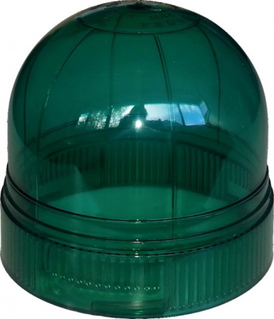 Cabochon vert pour gyrophare halogène Diadem