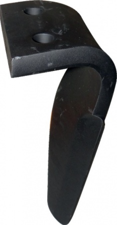Dent de herse droite 110x18 mm longueur 310 mm t16 alp8 adaptable Alpego