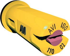 Buse anti dérive Albuz AVI 110° 02 jaune blister de 8