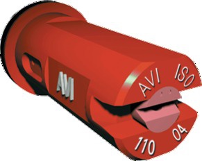 Buse anti dérive Albuz AVI 110° 04 rouge blister de 8