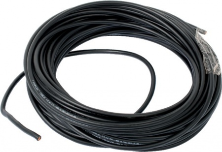 Cable de batterie soudure 10mm² noir le metre