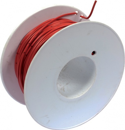 Fil monoconducteur rouge 1mm² rouleau de 50m