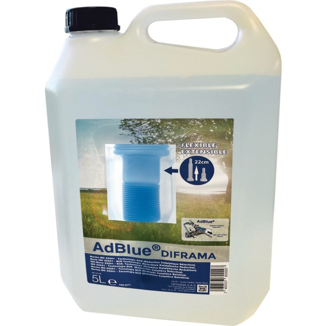 Ad blue solution uree a 32,5% bidon de 5 litres avec bec verseur