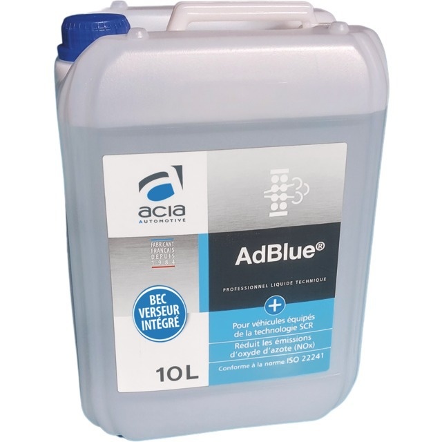 Adblue solution uree a 32,5% bidon de 10l avec flexible acia