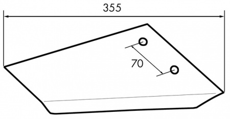 Aileron adaptable droit type Unia 1738/05-004/0  ap87
