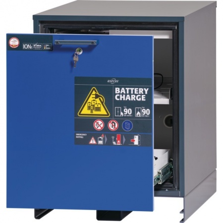 Armoire d\'entreposage battery store ion-charge-90 modele io90 k9 60 cm 1 blocs multi 2 niveaux