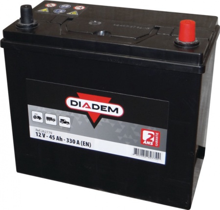 Batterie  Diadem 12v-45ah/330a + à droite