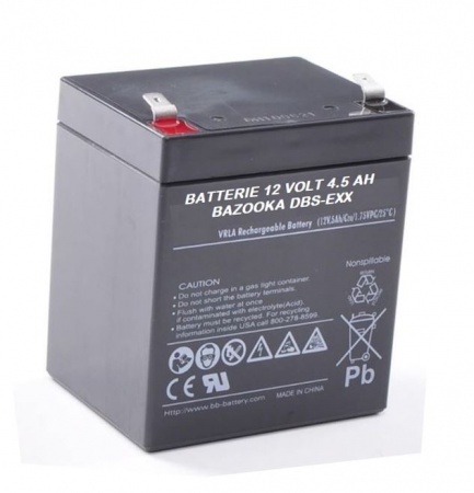 Batterie 12 volt 4,0 ha canon bazooka dbs canon electronique