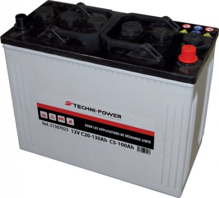 Batterie 12v-125ah decharge lente techni-power