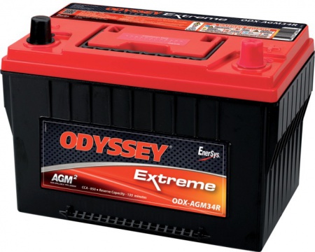 Batterie 12v 68ah 850a + a droite Odyssey odx-agm34r (34r-pc1500)