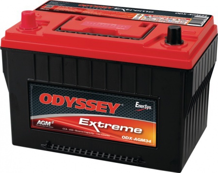 Batterie 12v 68ah 850a + a gauche Odyssey odx-agm34 (34-pc1500)