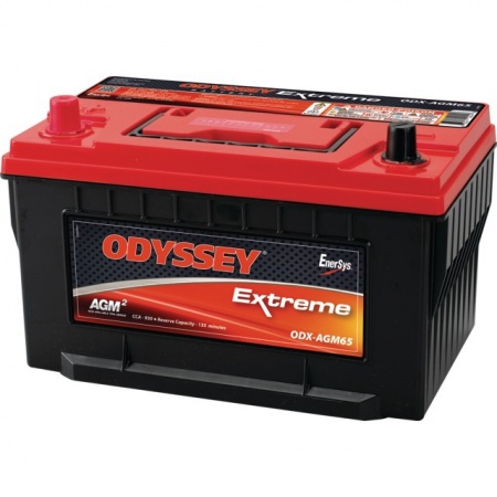 Batterie 12v 74ah 950a + a gauche odyssey odx-agm65