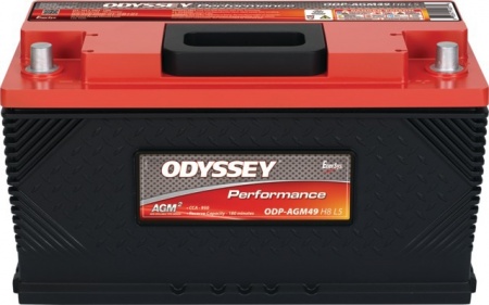 Batterie 12v 94ah 950a + a droite odyssey odp-agm49 h8 l5