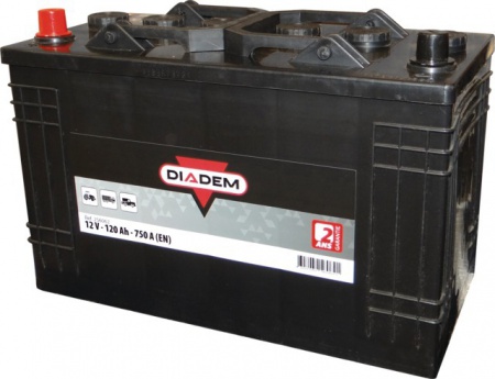 Batterie Diadem 12v-120ah/750a + à gauche