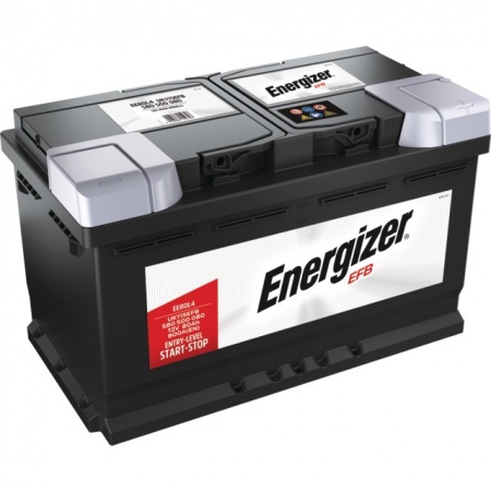 Batterie ee80l4 12v 80ah 800a en + a droite efb Energizer
