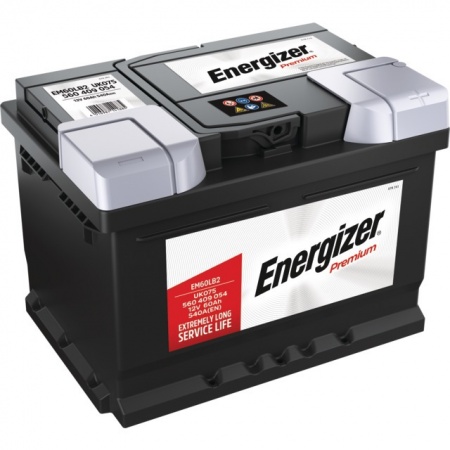 Batterie em60lb2 12v 60ah 540a en + a droite Energizer premium