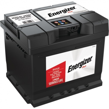 Batterie ep41lb1 12v 41ah 360a en + a droite Energizer plus