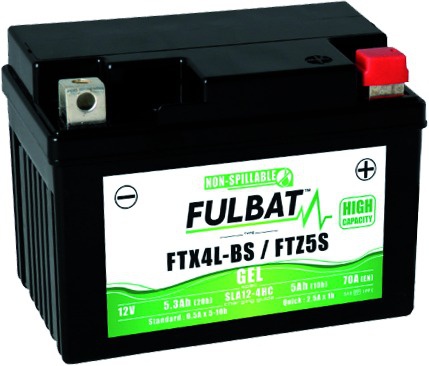 Batterie gel ftx4l-bs / ftz5s (haute capacité)
