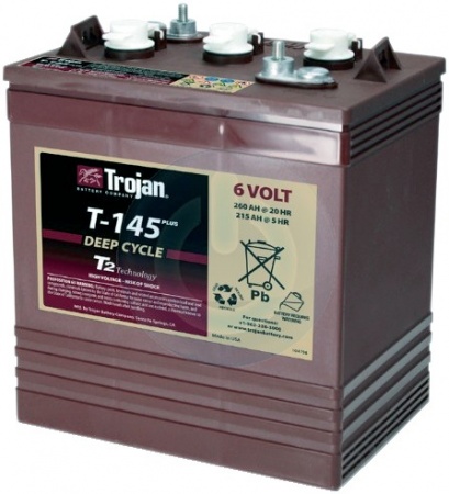 Batterie trojan t145-6v 260ah