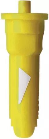 Buse de bordure Lechler antidérive IS 80 02 jaune plastique