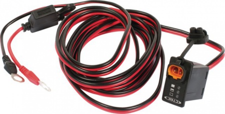 Câble Ctek panneau+indicateur de charge- câble 3.3m