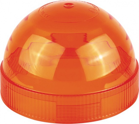 Cabochon orange gyrophare techni-power
