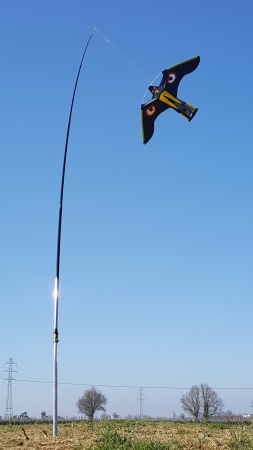 Cerf-volant oeil +pivot +mat 4m