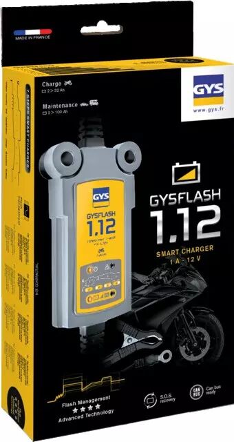  GYS - GYSFLASH 1.12PL - Chargeur/Maintien de Charge
