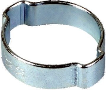 Colliers de serrage à oreille acier diamètre 11 à 13 mm (boite de 10)