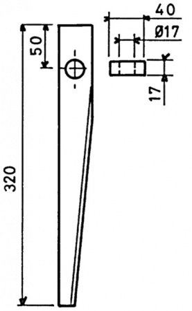 Dent herse rotative adaptable Kuhn 52503700