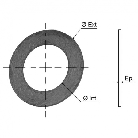 Disque limiteur à friction Bondioli Pavesi 160x97x4,3 mm 247000061r08