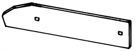 Étrave gauche acier bore adaptable Grégoire et Besson 173461