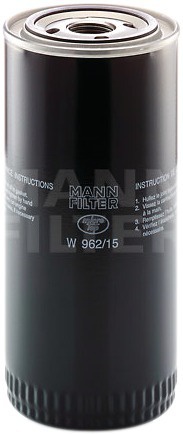 Filtre à huile pl 93x71x210mm w962/15 Mann