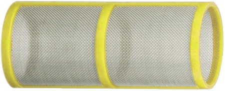 Filtre pulvérisateur jaune inox 70x31 mm 80 mesh