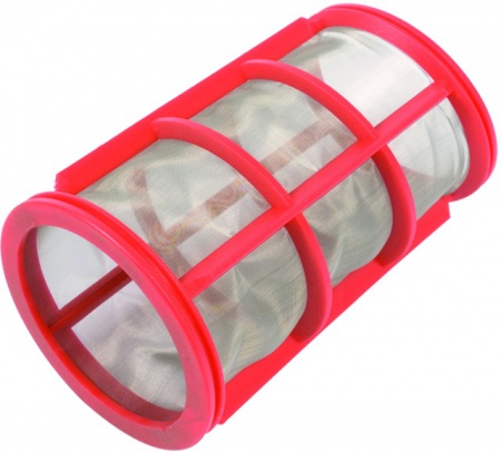 Filtre pulvérisateur rouge inox 109x79 mm 32 mesh