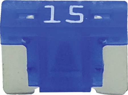 Fusible enfichable micro 15a low profile bleu