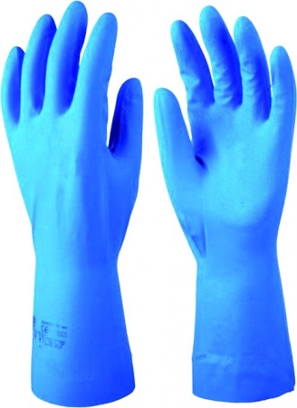 Gants de protection chimique bleu taille 8