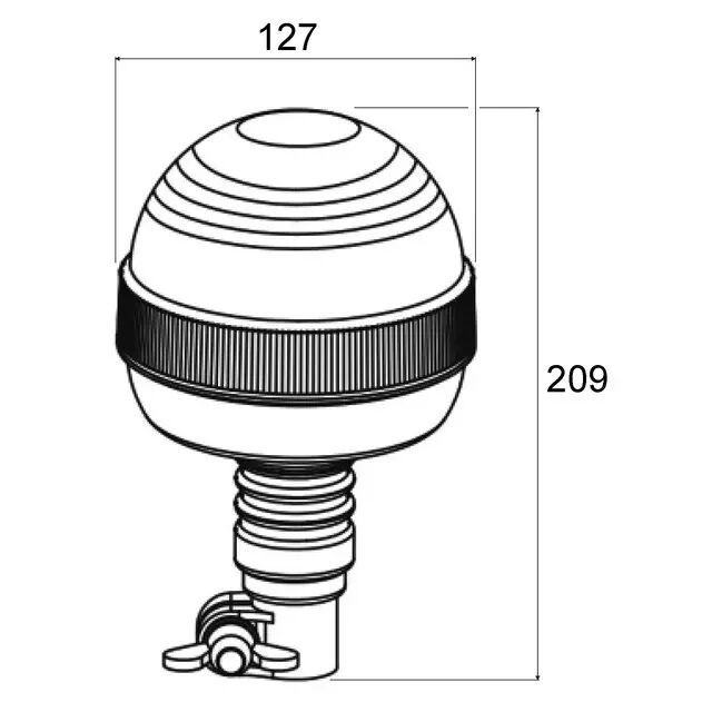 Gyrophare LED 12/24V R65 R10 4x4 dépanneuse 4x4 Pas cher, neufs