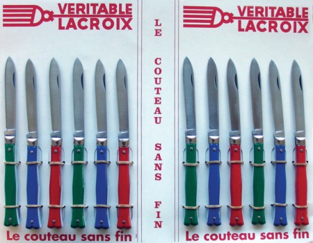Lot de 12 couteaux Lacroix 90mm